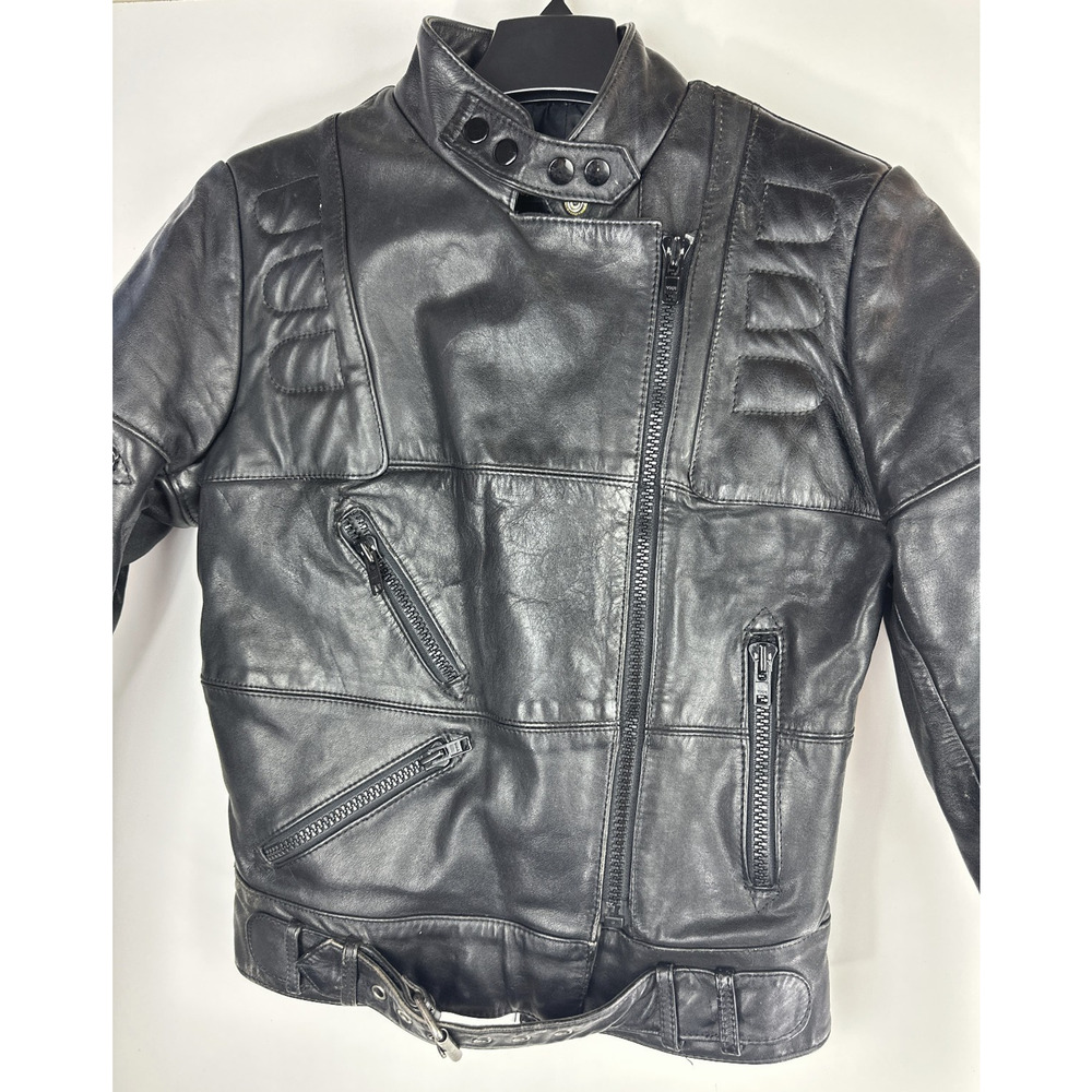 Vintage Hein Gericke x Harley Davidson Leather Motorcycle Jacket Double Zipper - Picture 7 of 16